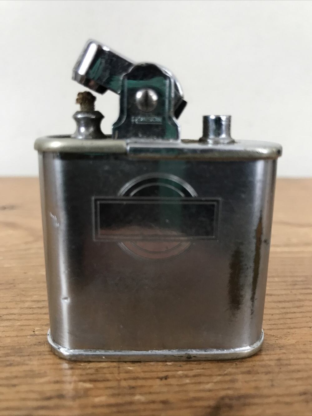 Vintage Ronson Whirlwind Chrome Metal Cigarette Cigar Torch Lighter